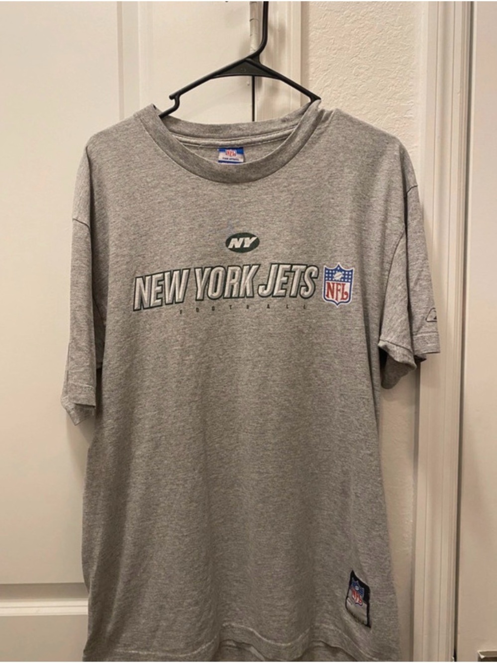 NFL New York Jets Gray Logo Tee
